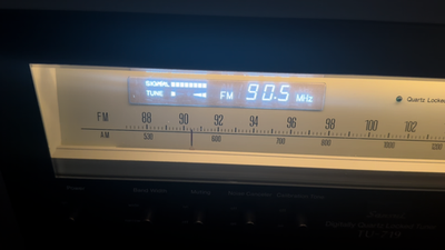 RARE Vintage Sansui TU-719 Am/FM Stereo Tuner - Quartz Locked