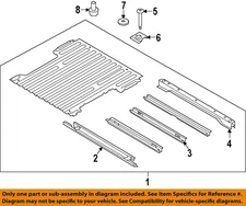 FORD OEM 17-22 F-250 Super Duty Pick Up Box Floor-Mount Bolt Pin 4L3Z5K373AA