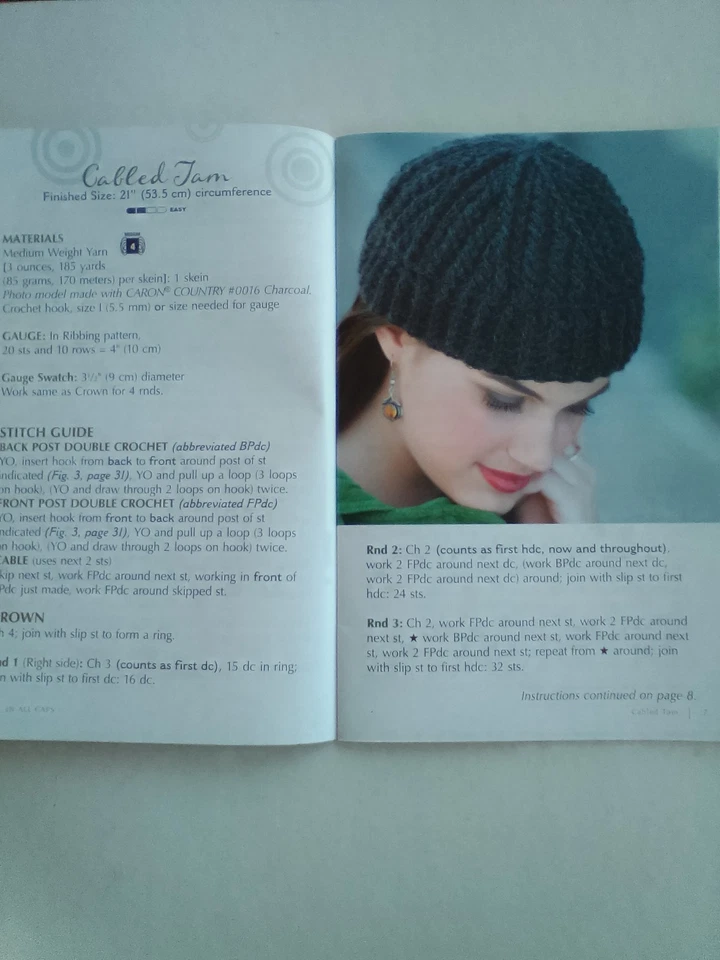 Leisure Arts 2009 The Crochet Dude in all CAPS! Crochet Book LITTLE BOOK VINTAGE - Image 2 of 4