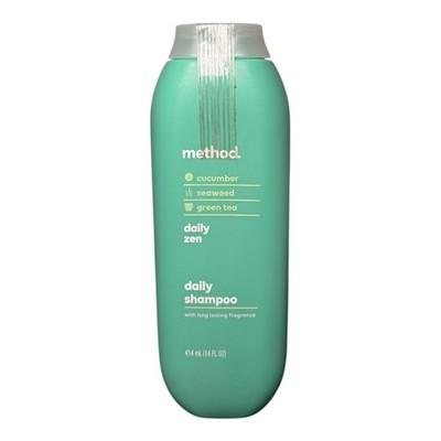 Method Everyday Shampoo Daily Zen with Cucumber Green Tea & Seaweed Scent 14 oz