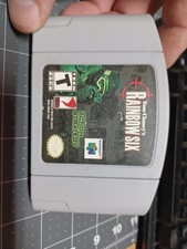 Tom Clancy's Rainbow Six- Nintendo 64- Authentic Cart- Cleaned- Tested