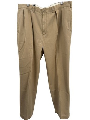 Polo Ralph Lauren Andrew Pant Chino Mens Size 38x32 Pleated Khaki