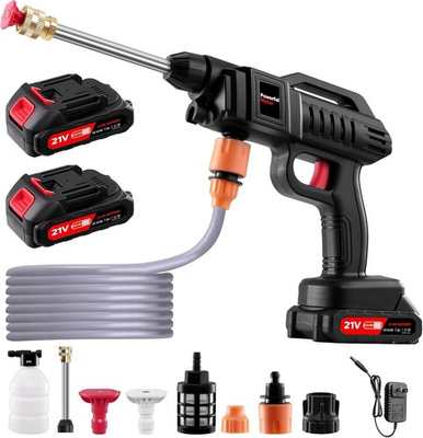#ad 1500W Cordless Pressure Washer Portable Battery Power Washer with Hose amp; Nozzle $39.99