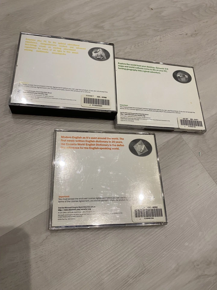 Microsoft Encarta Encyclopedia Deluxe 2000 PC Probado Software Usado Foto 2 de 3
