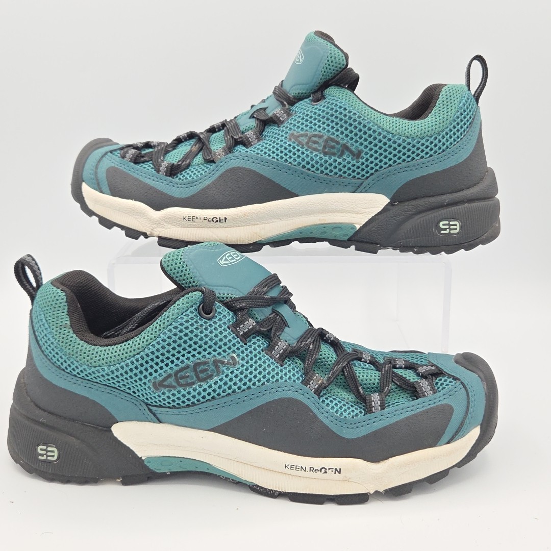 KEEN Wasatch Sneakers Donna Verde Atletica Escursionismo Taglia 8 Ottime Condizioni