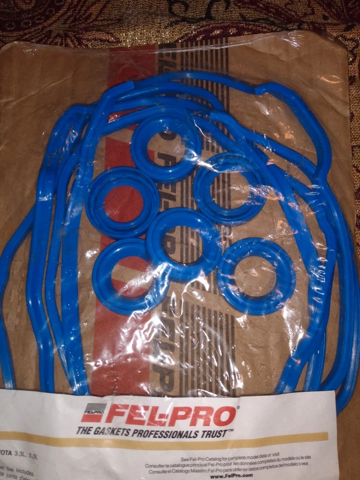 FEL-PRO Valve Cover Gasket Set(New) Toyota Avalon 01,02,03,04 3.3L 3.0L - Image 2 of 4