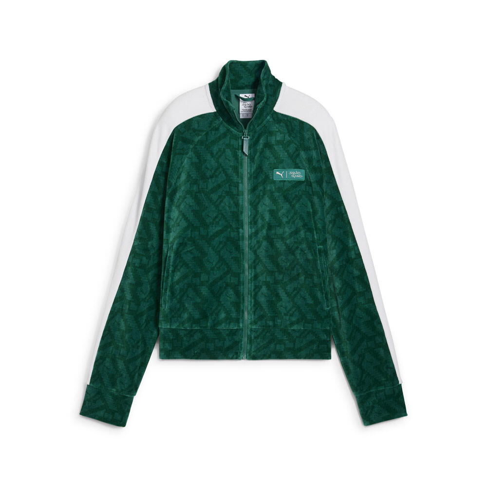 Женская куртка на молнии Puma Squid Game T7 Graphic, размер L, Повседневная спортивная верхняя одежда