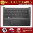 BLACK PALMREST WITH UK LAYOUT KEYBOARD + TOUCHPAD FOR HP 14-CM0002LA