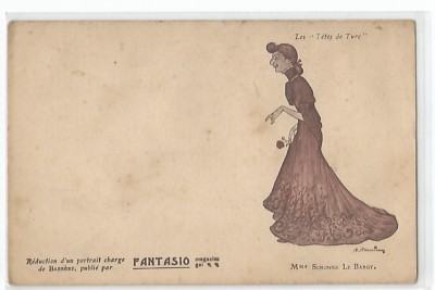 Illustration Mme Simone Le Bargy, Fantasio Magazine