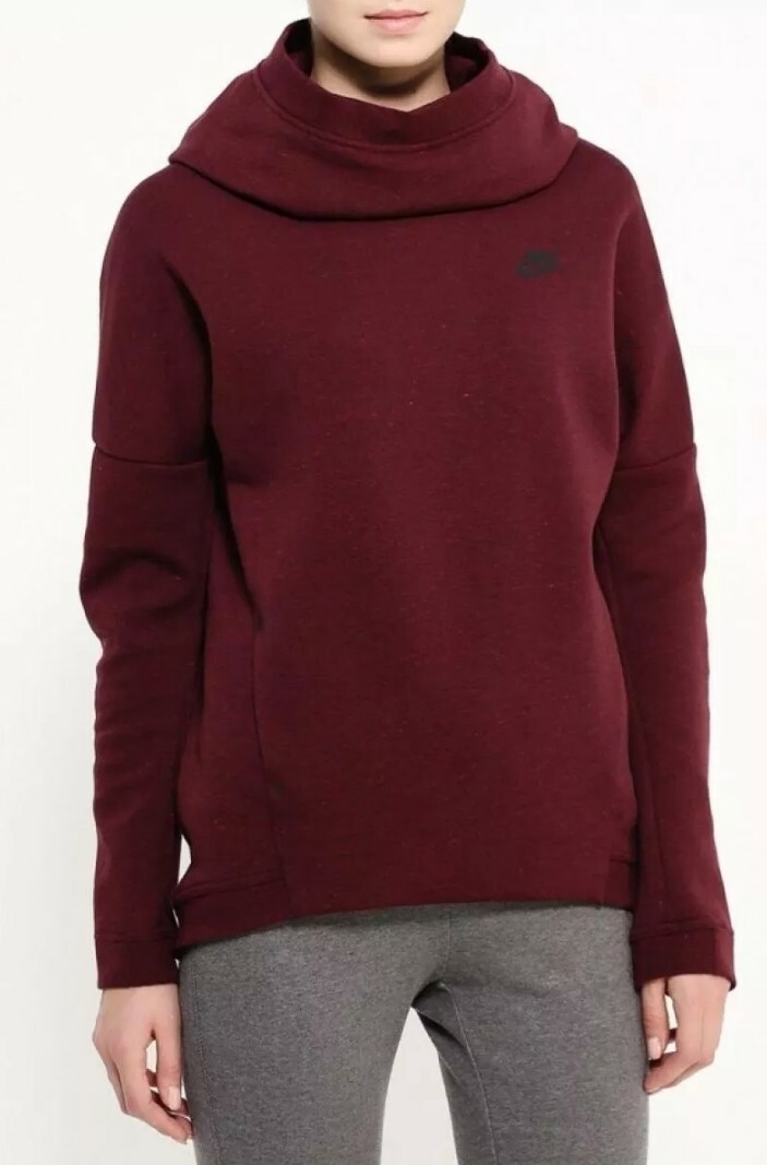maroon nike hoodie womens