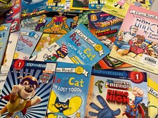 Lot of 20 Level 1 Ready to-I Can Read-Step into Reading-Learn Read Books MIX FS