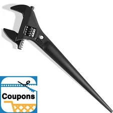 Tools 3227 Adjustable Spud Wrench, 10-Inch 1-7/16-Inch, Construction Spud Wrench