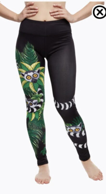 Dedoles Womens Lemure Good Mood Gym Yoga Leggins Multicolor Size Large NWT