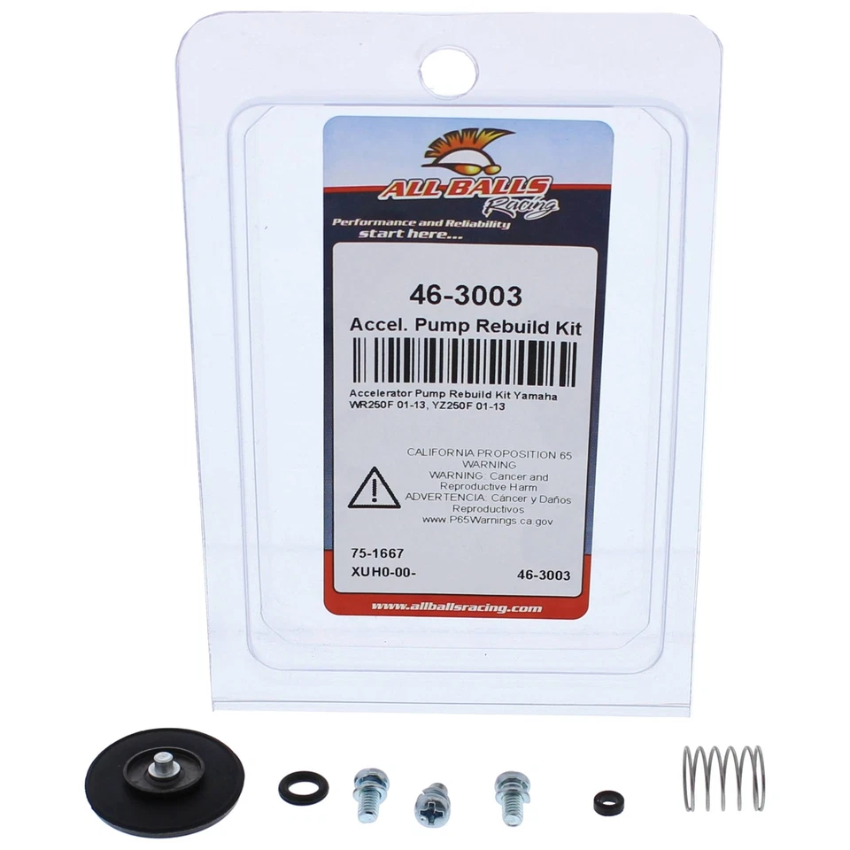 Kit de reconstrucción de bomba aceleradora All Balls para Yamaha WR250F 01-03, YZ250F 01-13 Foto 3 de 4