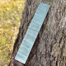 10 x 2 Hand Forged DAMASCUS STEEL Billet Bar For Knife Making Twist Pattern 7mm