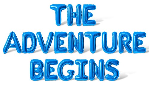 THE ADVENTURE BEGINS Letter Balloon Banner - Graduation Day Party Decorations - 第 11/55 張圖片