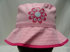 PINK - POLYESTER- YOUTH ONE SIZE - BUCKET HAT SUN CAP