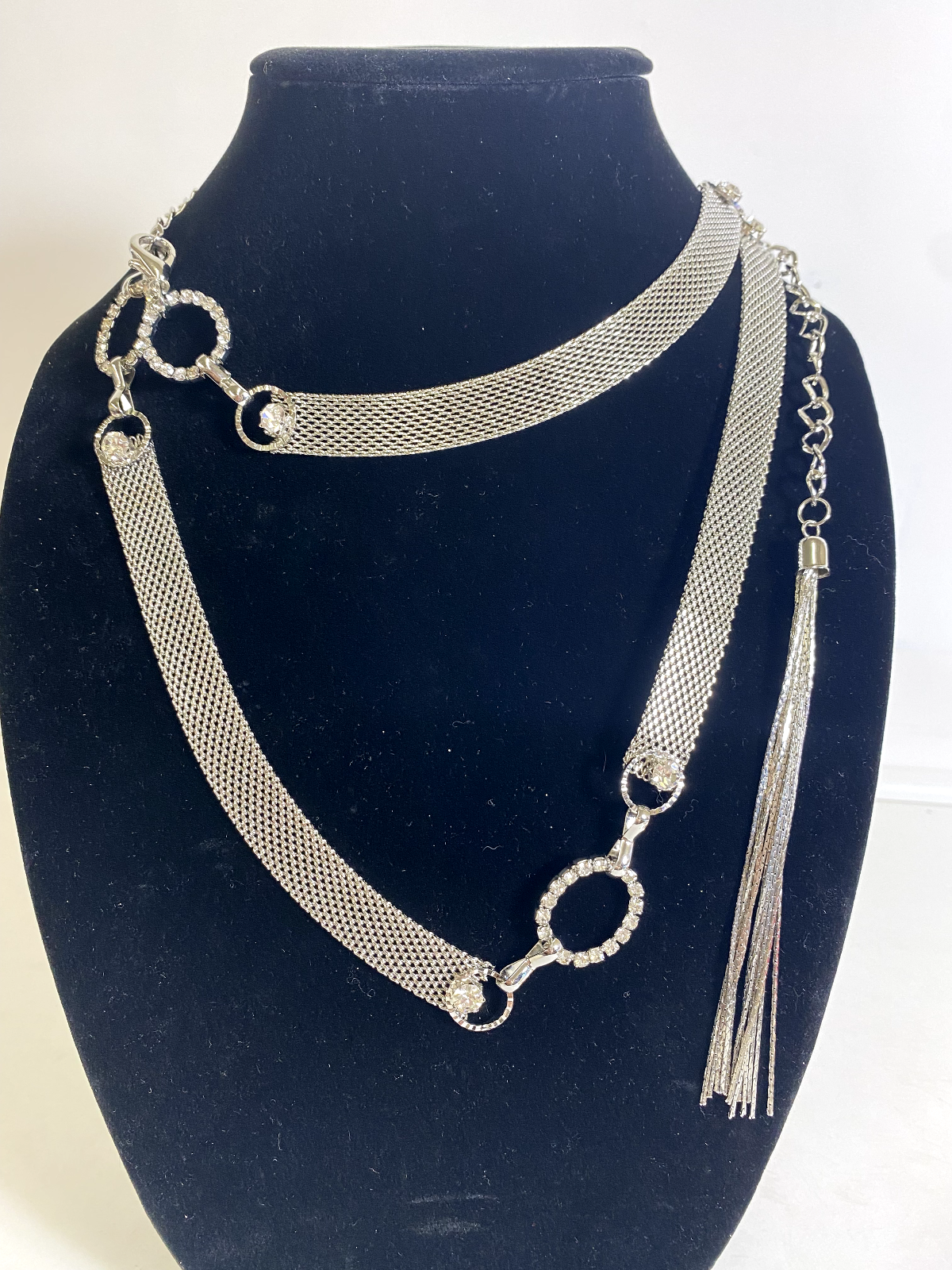 Fashion Silver Women Belt size S