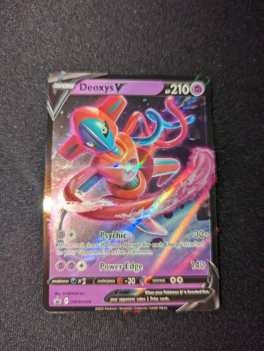 Pokémon TCG Deoxys V SWSH Black Star Promos SWSH266 Holo Promo for sale  online