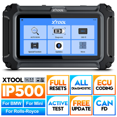 XTOOL IP500 für BMW MiNi RR, Vollsystem-Diagnosegerät OBD2-Scanner 23+ Dienste
