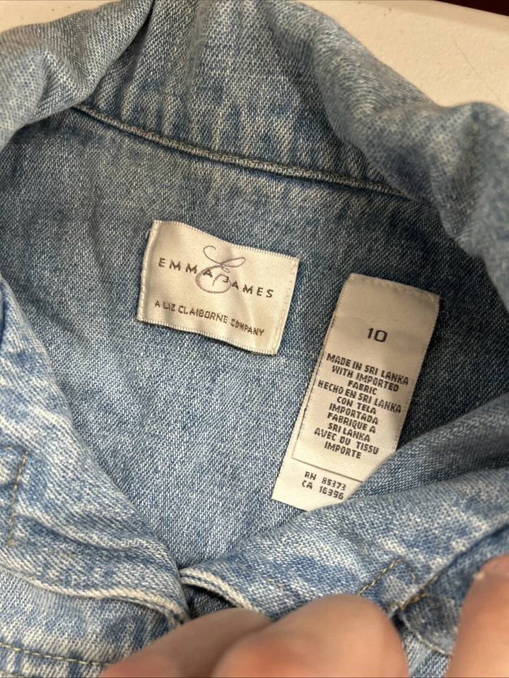Emma James Women’s Denim Jacket 10 Blue - Image 4 of 4