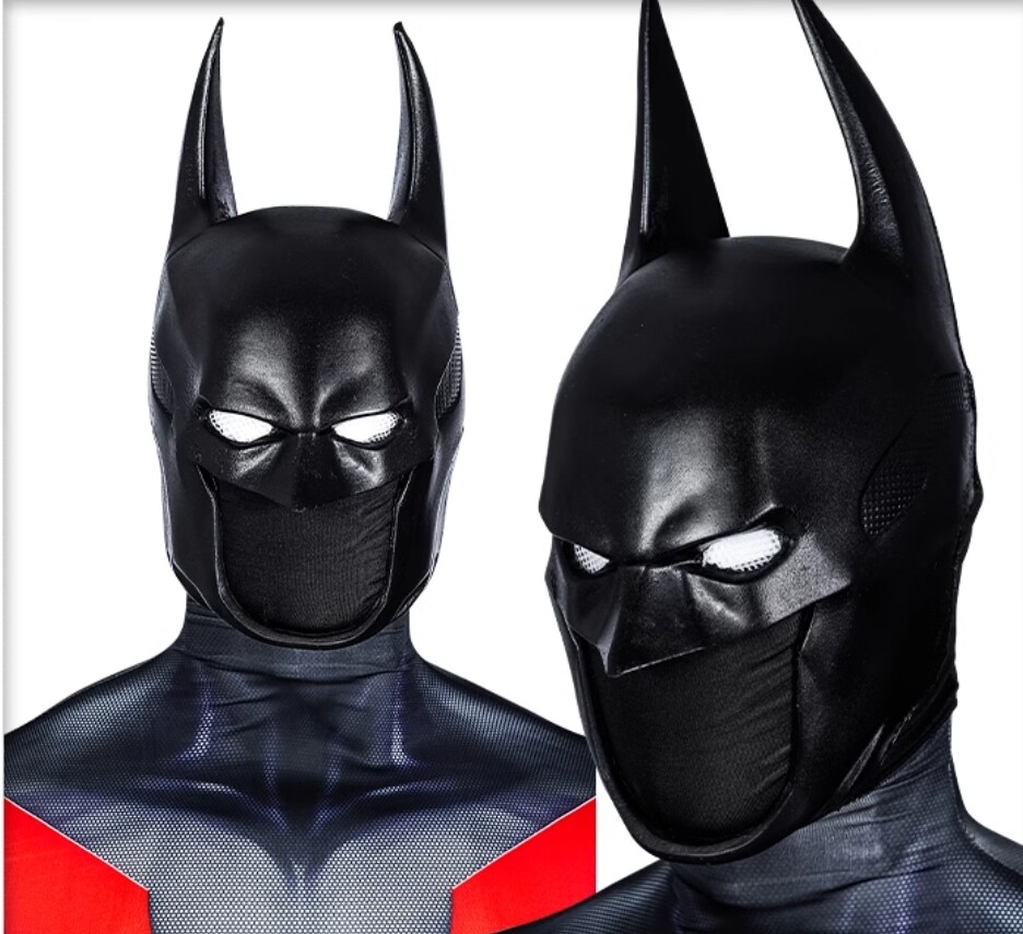 Body Intero Uomo Costume Batman Oltre Cosplay – Tuta Con Maschera Per Halloween