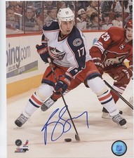 BRANDON DUBINSKY COLUMBUS BLUEJACKETS SIGNED 8