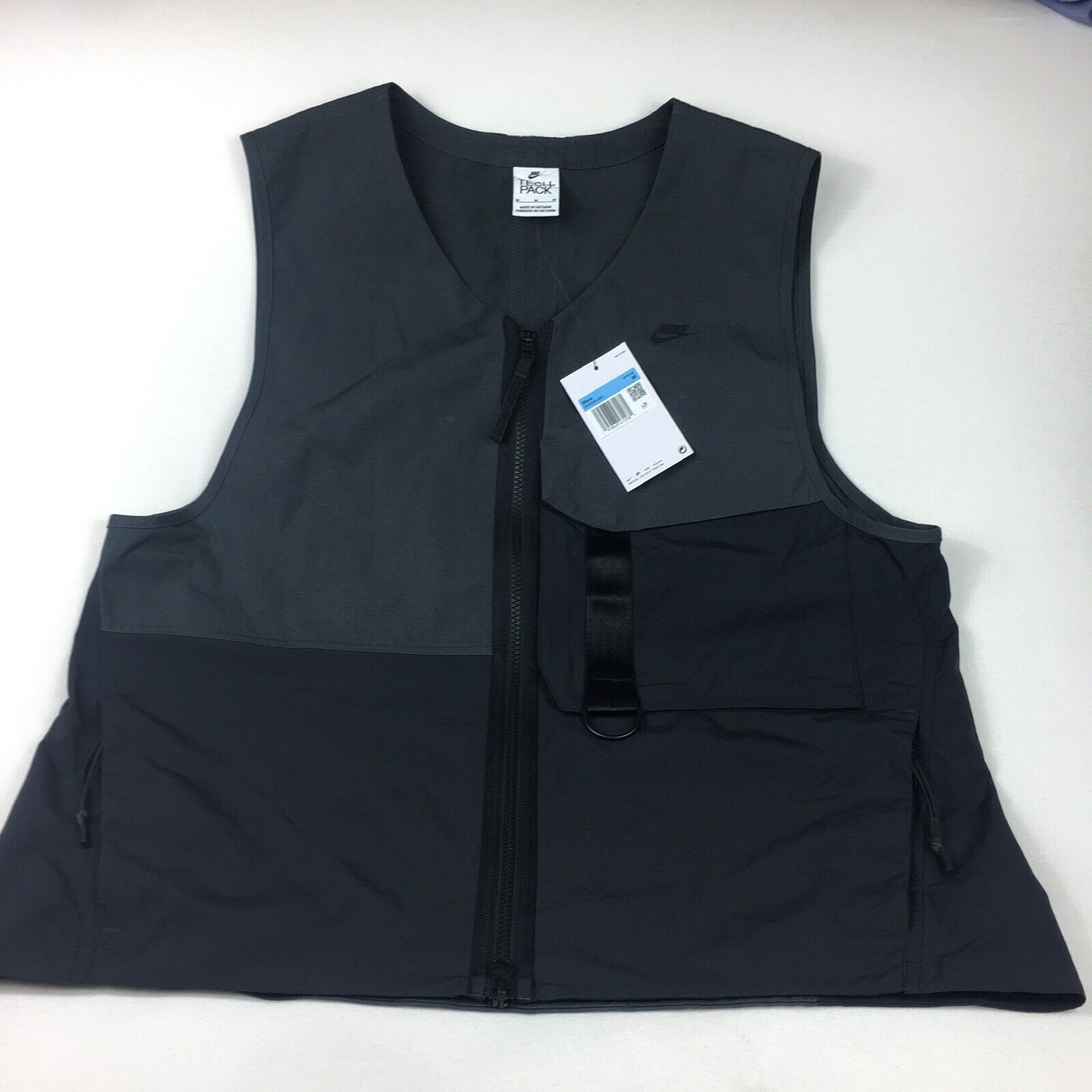 Nike Sportswear Tech Pack Unlined Gilet Vest Bag Black Men's M DM5534