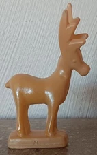 Solid Glass Miniature Reindeer Deer - Christmas Holiday - Mosser USA