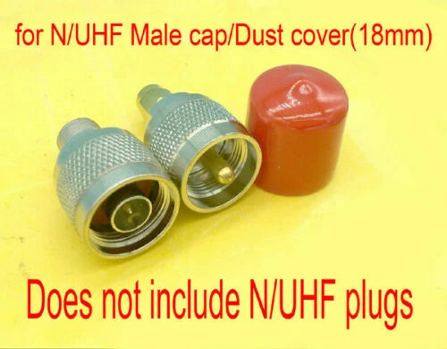 1000PCS Φ18mm Protective Plastic Cover Dust Cap for N/UHF Male Connector Adapter - Image 2 of 2