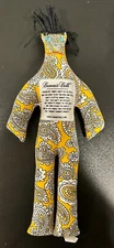 Dammit Doll 12” Plush Adult Toy Yellow Black Paisley Stress Reliever