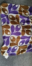 Orla Kiely Scarf Stole Shawl from Uniqlo Acorn Olive & Purple Acorn Stem