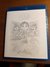 Luca & Finding Nemo (Blu-ray) Pixar- Disney- Unused Discs-B&W paper coverart