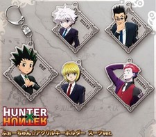 NEW Hunter x Hunter Acrylic Key Holder Suits Ver. 5 Types Official Japan