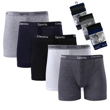 Men's Assorted Classic Sports Boxer Shorts Trunks Comfort Fit Underwear lot