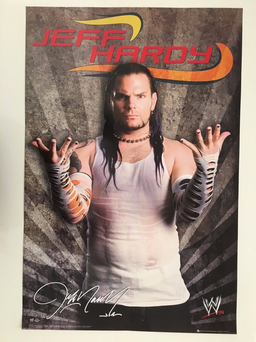 WORLD WRESTLING,JEFF HARDY,OFFICIAL LICENSED 2008 POSTER | eBay