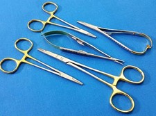 5 T/C ASSORTED ALL PURPOSE SURGICAL NEEDLE HOLDERS WITH TUNGSTEN CARBIDE INSERTS