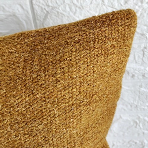 Mustard Yellow Cushion Cover 18x18 Patio Bench Kallax Pillow Boho Throw Bedroom - Picture 4 of 7