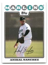 Anibal Sanchez 2008 Topps Baseball #29 Florida Marlins