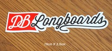 DB Longboard Skateboard Aufkleber Sticker 