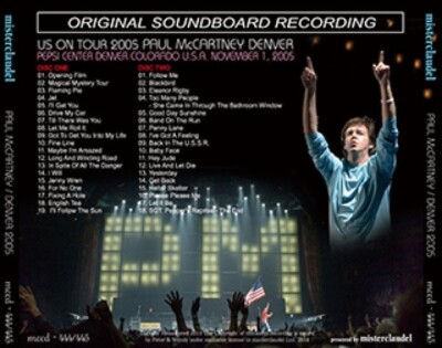 Paul McCartney - DENVER 2005 (2CD) | eBay