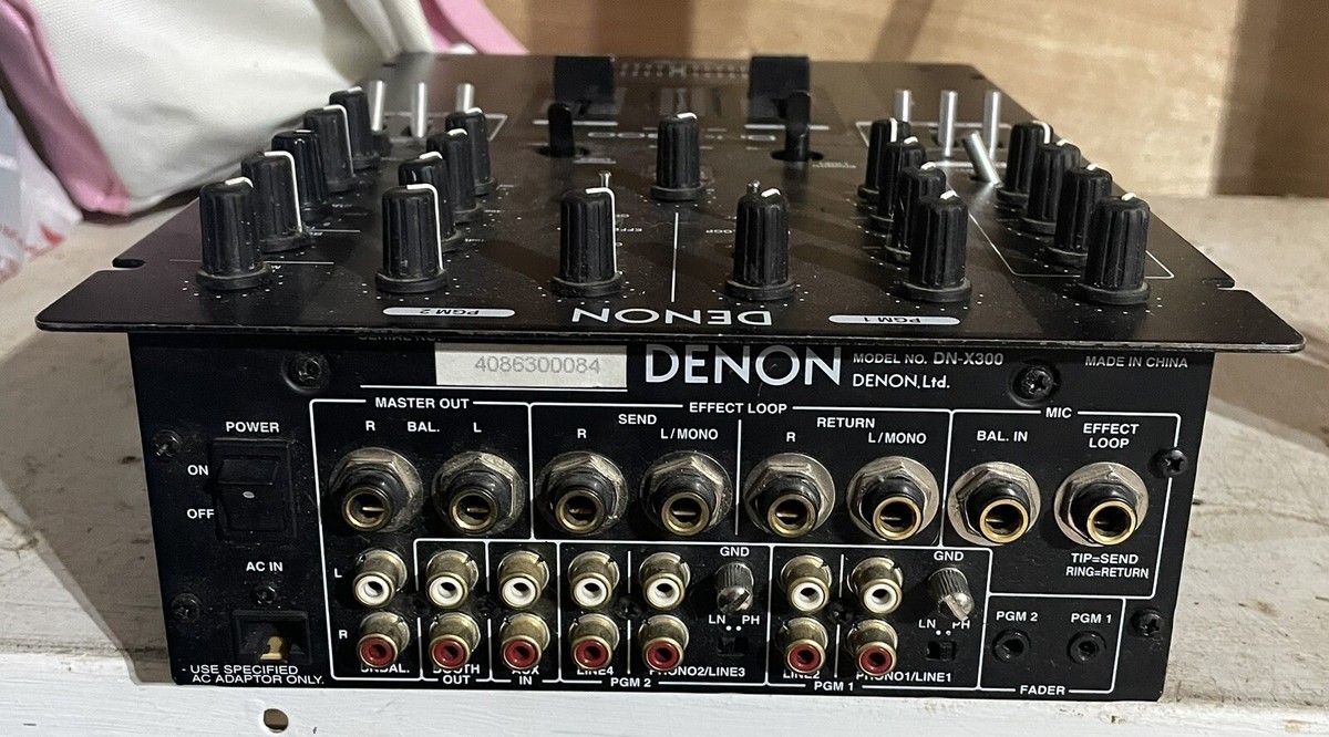 Denon DN-X300 DJ MIXER UNTESTED AS IS No Power Supply | eBay Denon DN-X300 DJ MIXER UNTESTED AS IS No Power Supply | eBay