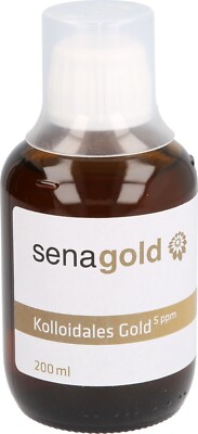 Senagold KOLLOIDALES Gold 5 ppm, 200 ml