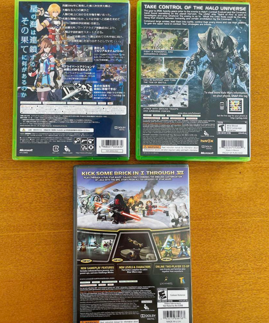 XBOX360 Game Software 3-Pack Set from Japan(Used)(Good condition