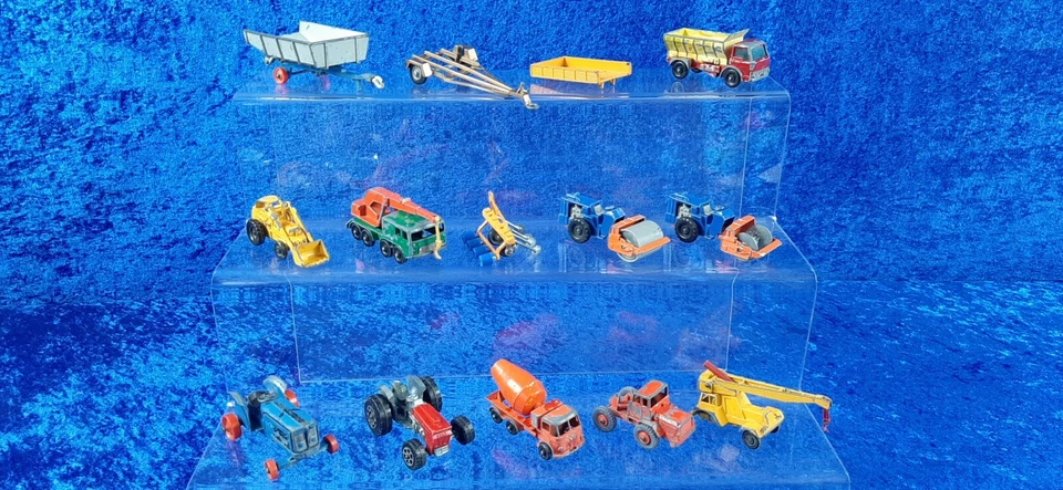 *M2 LOTTO MATCHBOX LESNEY CORGI TOYS TRATTORI MOVIMENTO TERRA MEZZI DA LAVORO - Immagine 2 di 4