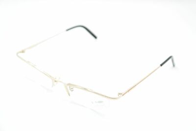 Lunettes Vintage Menrad 466 - Monture Or Métal - Démi-monture - NOS Neuf Sans étiquette