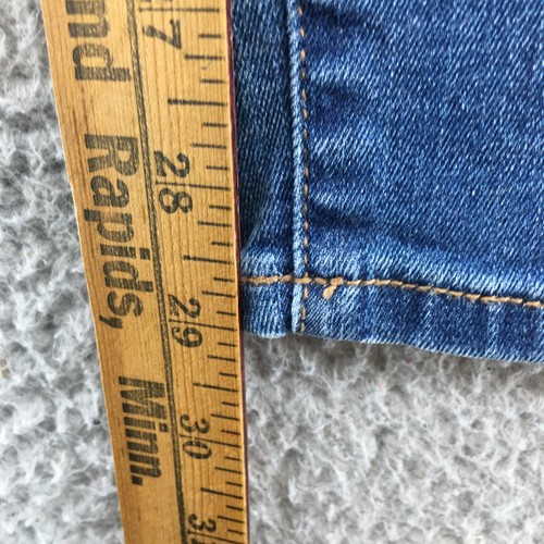 Pacsun Jegging Jeans Womens 26 (actual 28x29) Blue Denim Distressed 5 Pockets - Picture 12 of 24