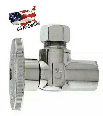 Master Plumber 1/2'' Copper Sweat x 3/8'' O.D. Angle Valves #171332 NEW!