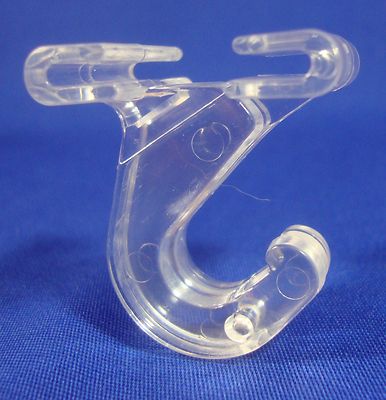 Clear Hinged Ceiling Tile Grid Track Hook Clip Retail Store Supply