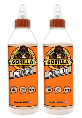 Gorilla Wood Glue For The Toughest Jobs, Indoor/Outdoor - 18 oz. 2 Pack
